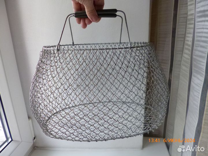 Сетка-сумка из металла. СССР. Винтаж