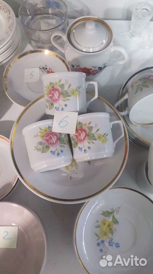 Посуда разная, сервиз СССР