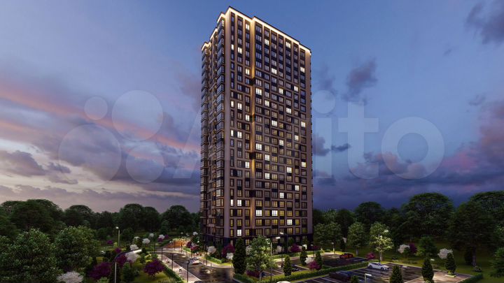 2-к. квартира, 69,8 м², 3/25 эт.