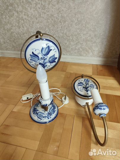 Люстра гжель