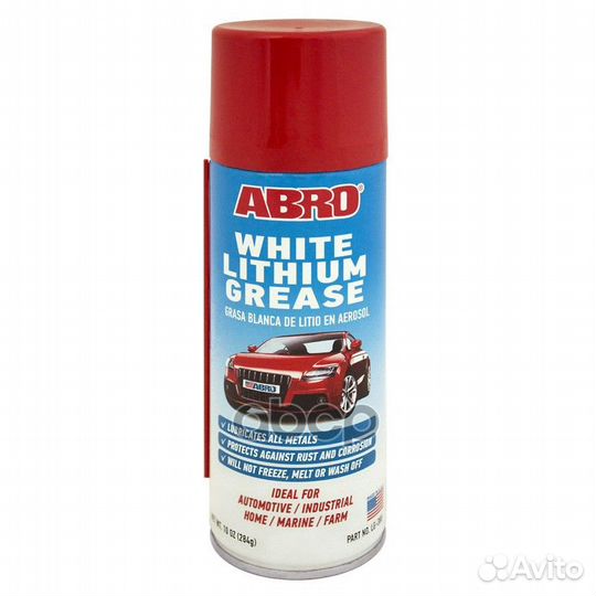 Abro White Lithium Grease Белая литевая смазка