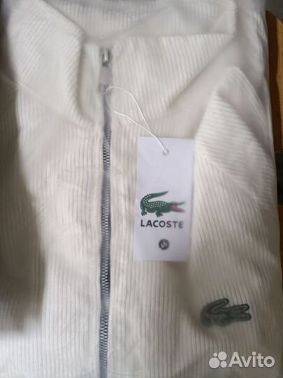 Вельветовая ветровка lacoste