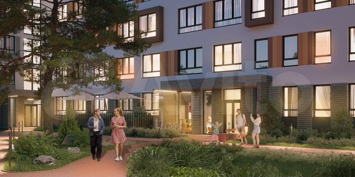 2-к. квартира, 64,7 м², 6/9 эт.