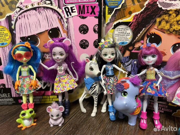 Enchantimals оригинальные куклы