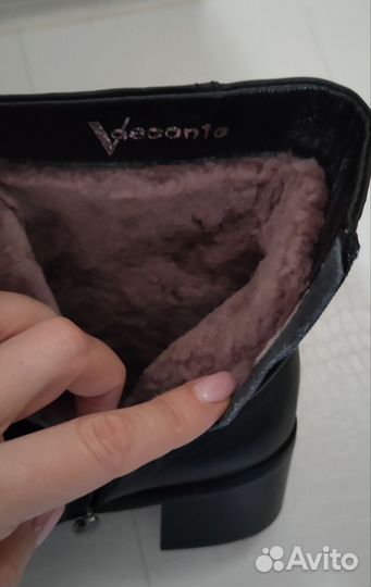 Полусапожки зимние новые 39