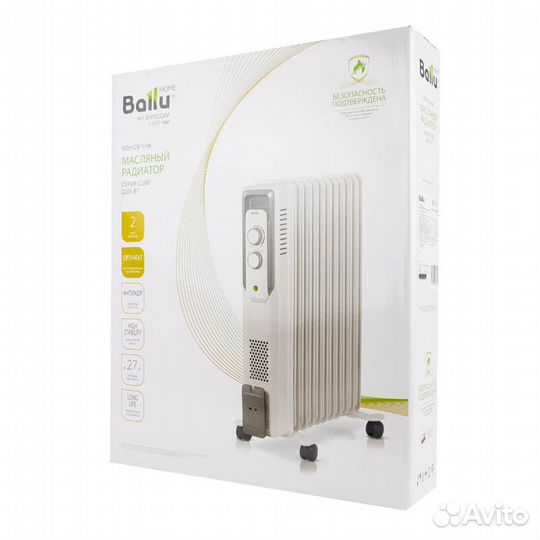 Масляный нагревательный радиатор Ballu BOH/CB-11W