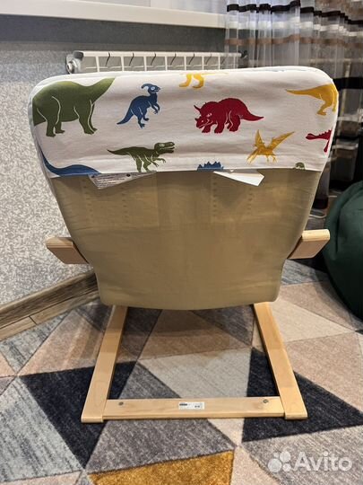 Кресло детское Икеа поэнг