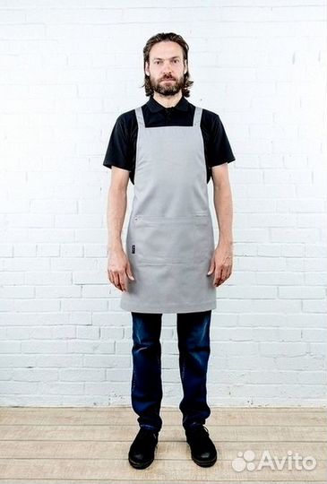 Китель поварской мужской черный