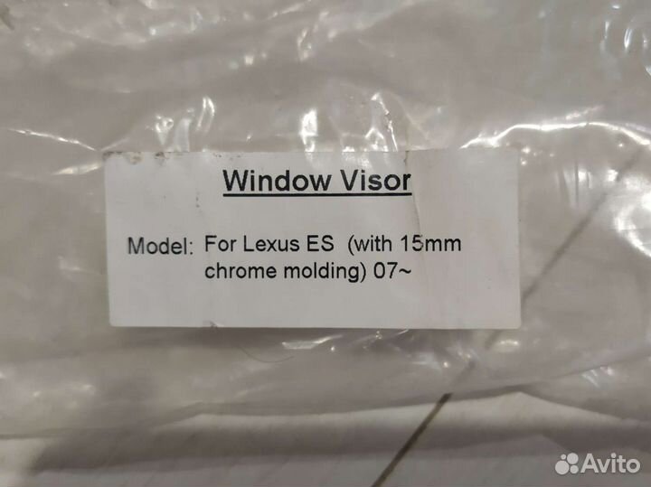 Ветровики на Lexus ES