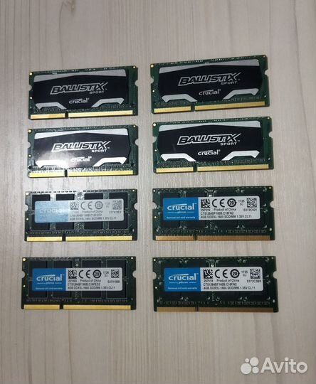 Ddr3l 1600 sodimm 4gb