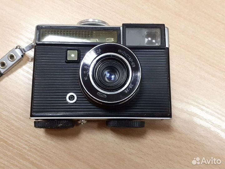 Фотоаппарат Чайка,эпохи СССР с чехлом
