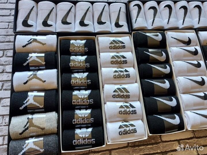 Носки Nike Fila Jordan Adidas