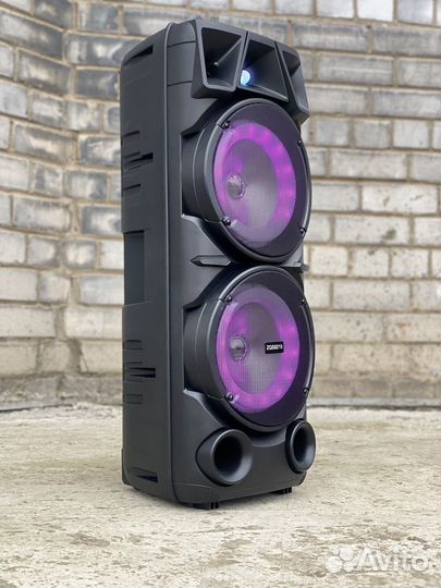 Большая блютуз колонка с микрофоном