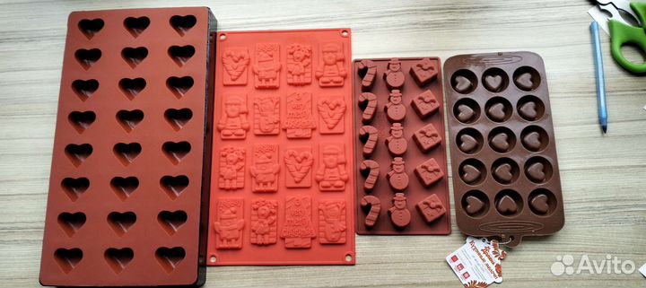 Силиконовые формы - разные, для конфет