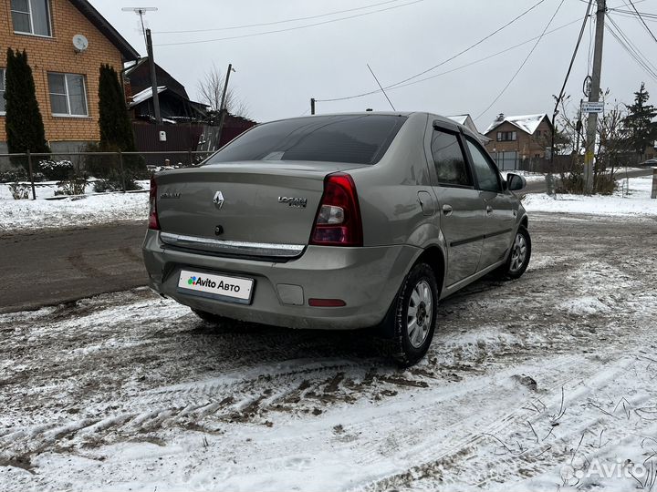 Renault Logan 1.4 МТ, 2012, 100 000 км