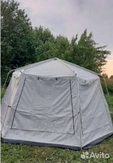 Тент шатер для дачи шестиугольный