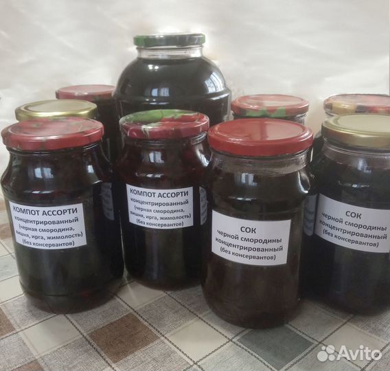 Сок черной смородины