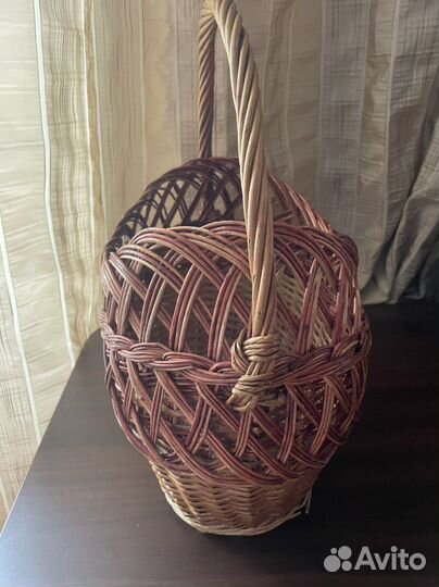 Корзина плетёная большая