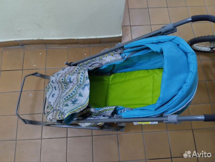 Детские зимние санки на колесах