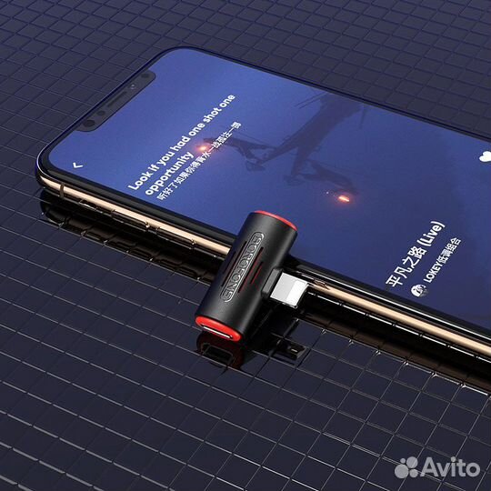 Аудио конвертер Lightning в dual Lightning BV6