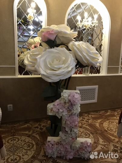 Ростовые цветы из изолона