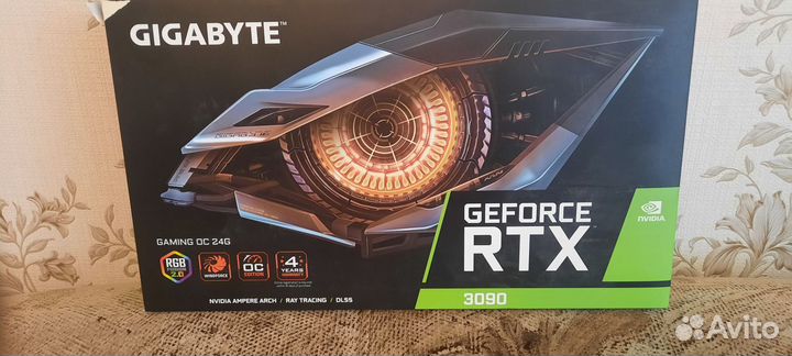 Видеокарта gigabyte rtx 3090