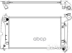 Радиатор системы охлаждения 34611023 Sakura