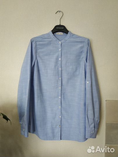 Р. 44-46 Massimo Dutti хлопок рубашка р. 40 европ