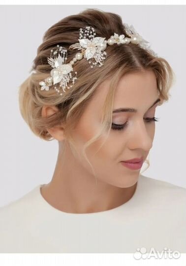 Диабета свадебная тиара веточка