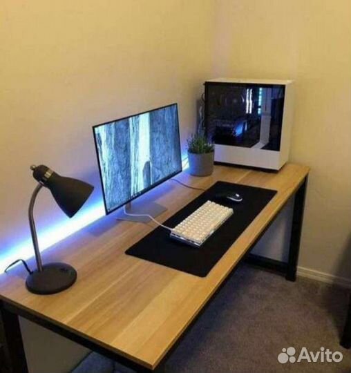 Компьютерный стол большой лофт