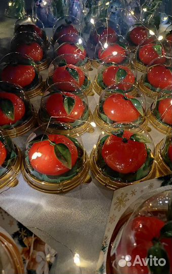 Мандарины из мыла