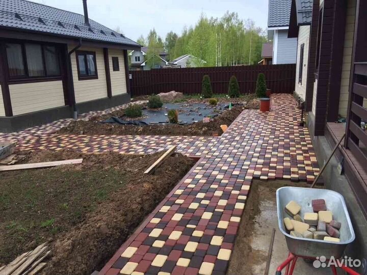 Брусчатка, выбропрес (старый город)