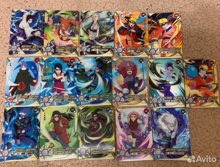 Карточки Наруто