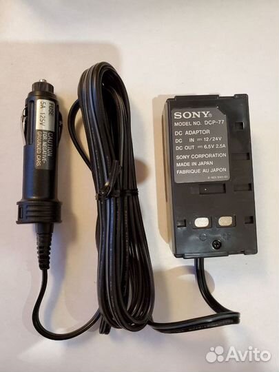 Автомобильный адаптер Sony DSP-77 Video 8 новый