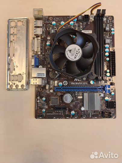 Материнские платы microATX c цп, озу и охлаждением