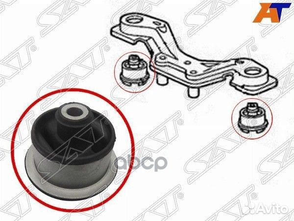 Сайлентблок заднего дифференциала honda airwave