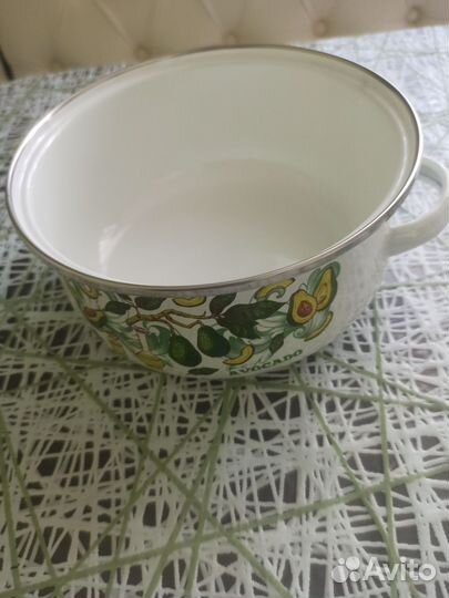 Кастрюля эмалированная 1,5л