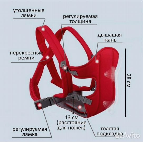 Кенгуру,слинг эргорюкзак для малыша