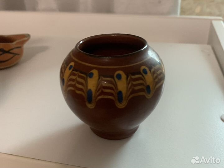 Керамический башмак и боченок