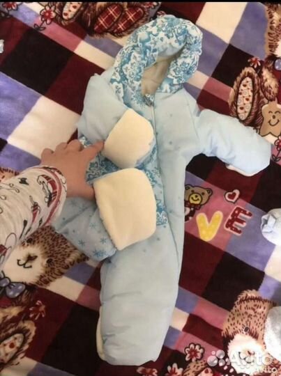 Конверт зимний на выписку