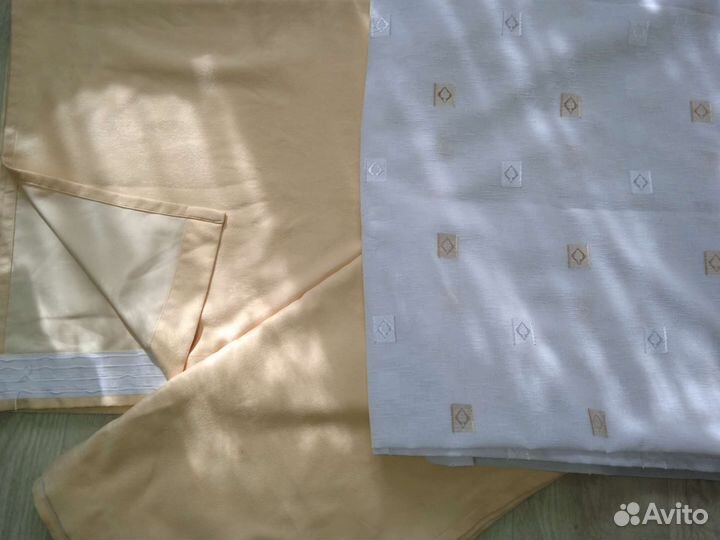 Комплект штор + тюль