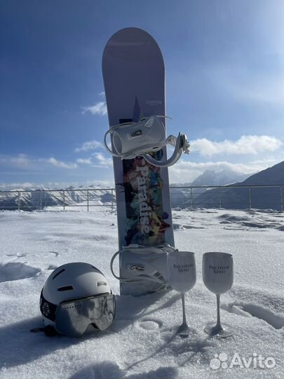 Сноуборд Capita 147 + крепления Union женский