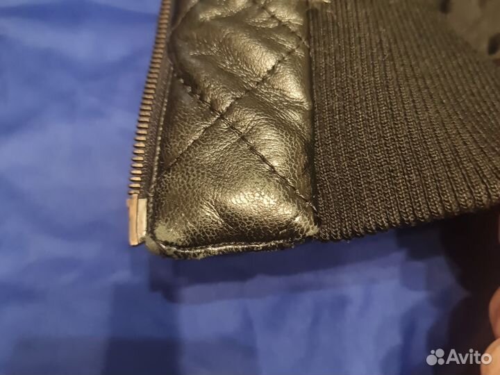 Куртка кожаная с мехом XS