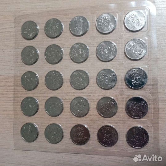 Монеты 25 Сочи в блистерах