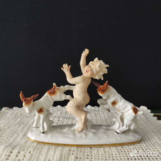 Статуэтка Путти с козлятами, Германия