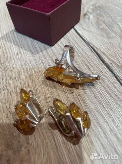 Серебряный комплект крупный