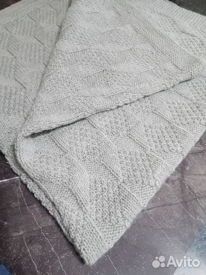 Плед детский вязаный