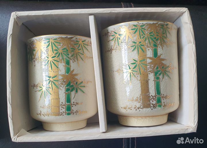 Японская винтажная посуда для чая, листайте