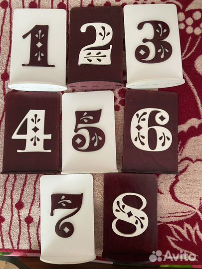 Номерки на столы