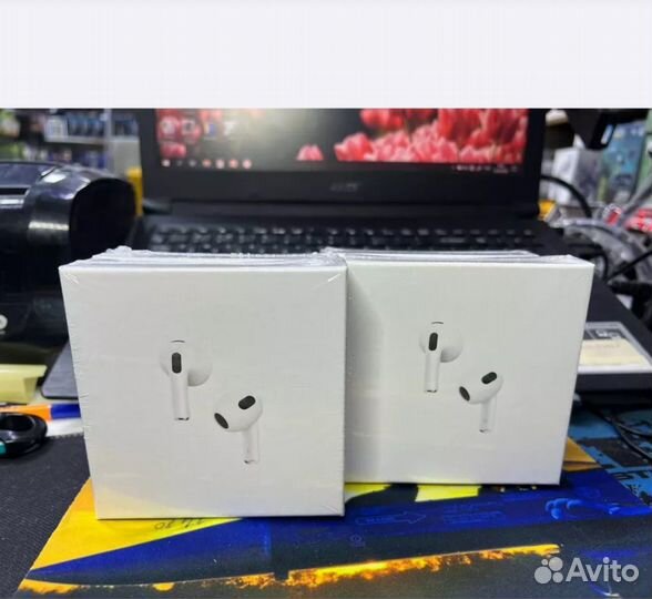 Беспроводные наушники apple airpods pro 3